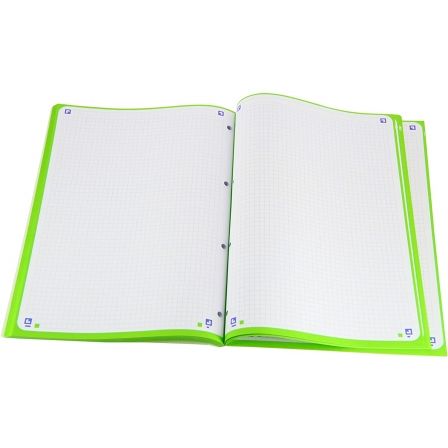 Oxford Recambio de Cuaderno Cuadriculado Verde Manzana A4+